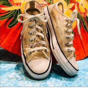 Clear see thru converse sneaker tennis shoes